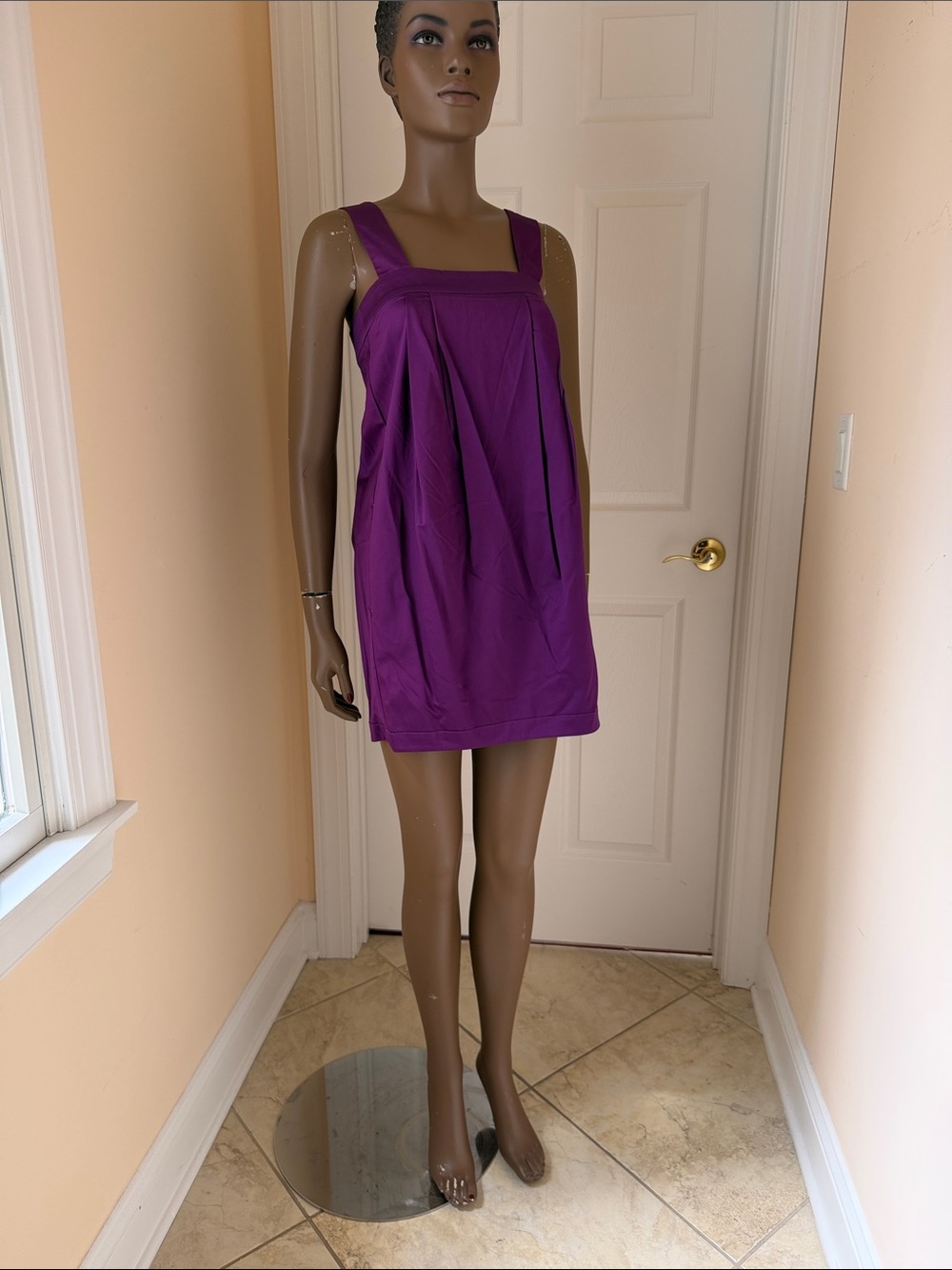 French Connection Purple Sleeveless Mini Dress
